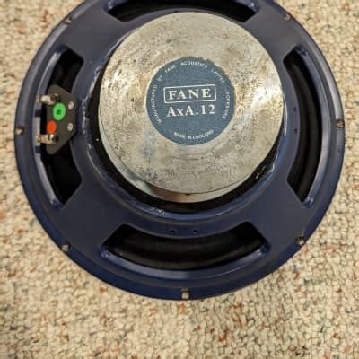 matching pair of 12' Fane heavy duty guitar speakers HH - | Reverb