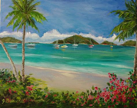 Tropical Island paintings