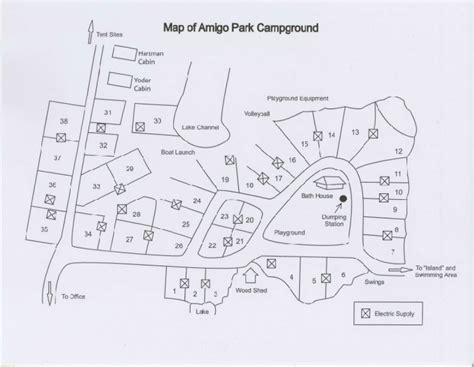 Park Map - Amigo Park