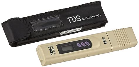 Buy HM DigitalTDS-3 Handheld TDS Meter with Carrying Case, 0-9990 ppm TDS Measurement Range, 1 ...