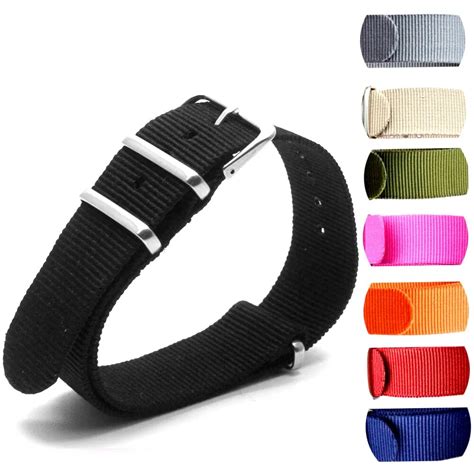 1pcs 18 20 22 24mm Multiple Colors Nato Nylon Military Watch Strap Army Sport Watchband-in ...