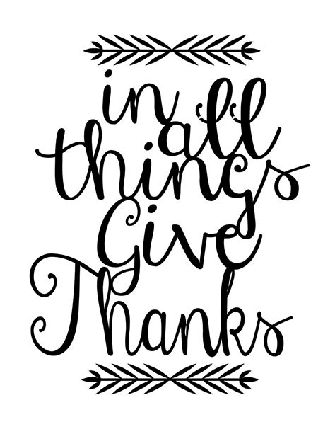 Collection of Give Thanks PNG Black And White. | PlusPNG