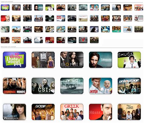 TV shows Icons .V1. by dubbb on DeviantArt