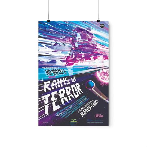 Rains of Terror Galaxy of Horrors Matte Poster - Sci Fi Cadre