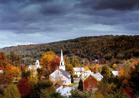 Fall Scene in Vermont. Original image from Ca.. | Free public domain ...