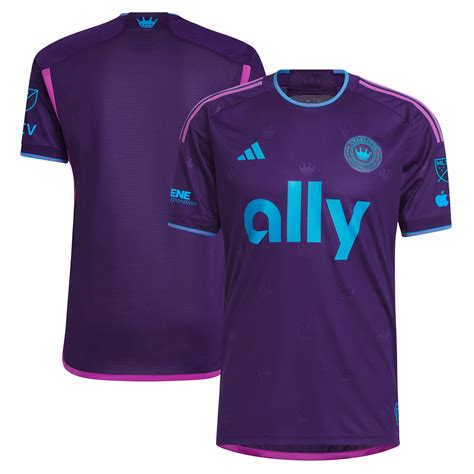 Men's Adidas Purple Charlotte FC 2023 Crown Jewel Kit Authentic Jersey ...