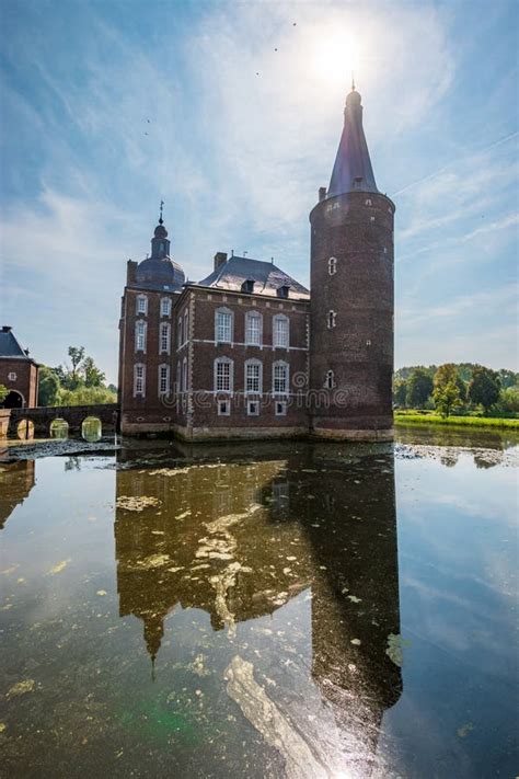 Hoensbrock Castle in Limburg, Netherlands Stock Photo - Image of ...