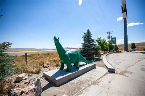 Sinclair Gas Station Dinosaur in Sinclair, Wyoming