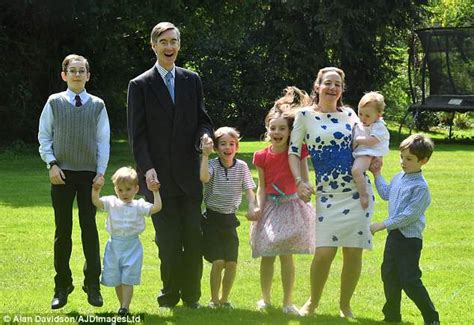 Father-of-six Jacob Rees-Mogg and his wife Helena parade their brood in ...