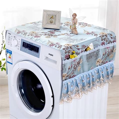 Europe Luxury Lace Patchwork Washing Machine Cover Waterproof Sunscreen ...