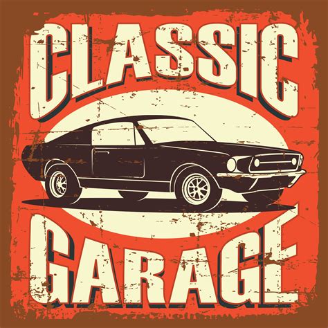 Vector illustration with the image of an old classic car, design logos, posters, banners ...