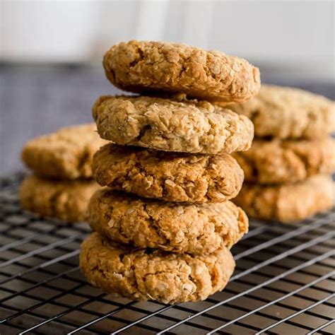 Chewy Anzac Biscuits | Wandercooks