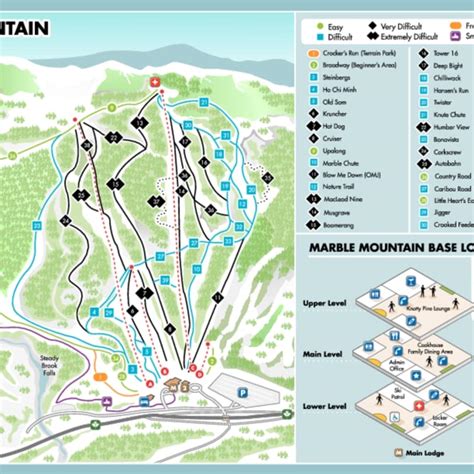 Marble Mountain Trail Map | Liftopia