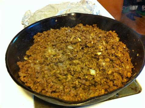 KitchenPIE: Ground Beef Sisig