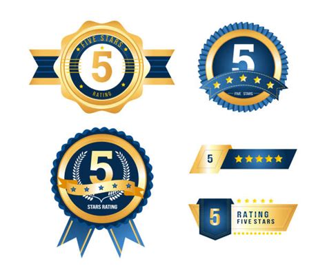 Yelp 5 Star Badge Clipart