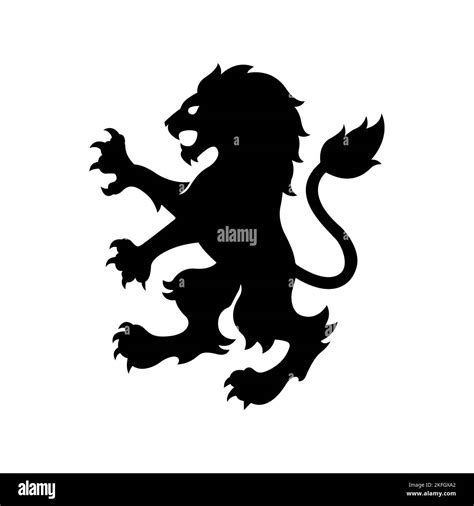 A vector design of the British Lion symbol isolated on a white background Stock Vector Image ...