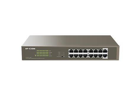 IPCOM 16-Port Gigabit Desktop/Rackmount Switch With 16-Port PoE - PSA Products