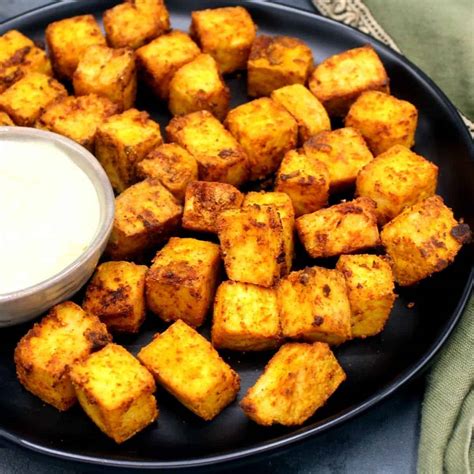 Crispy Air Fryer Tofu - Holy Cow!