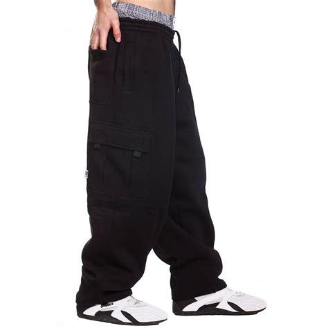 Pro Club - Pro 5 Mens Fleece Cargo Sweatpants,Black,3XL - Walmart.com - Walmart.com