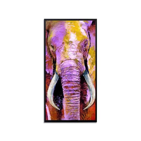 Elephant Trunk Abstract Art Stretched Canvas – Articture