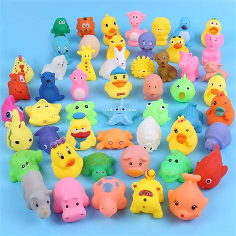 Aliexpress.com : Buy 13Pcs/Lot Mixed Baby Bath Toys Rubber Duck Water Toys In The Bath Children ...