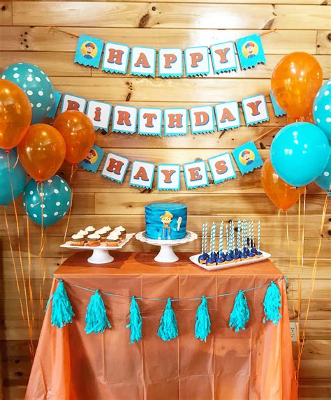 Blippi Birthday Party, Toddler Birthday Party, 3rd Birthday, Blippi Theme Octonauts Birthday ...