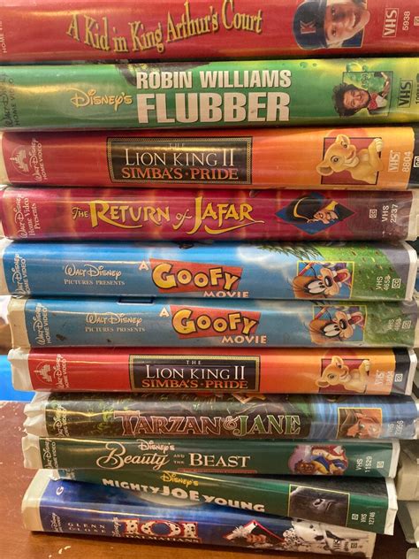 Disney Home Video Movies Retro VHS 1990s A Goofy Movie Flubber | Etsy