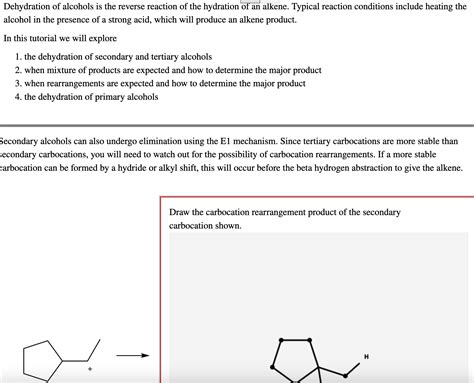 Solved Secondary alcohols can also undergo elimination using | Chegg.com