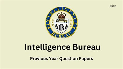 IB ACIO Previous Year Question Paper