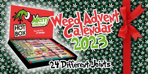 Buy Weed Advent Calendar – HOTBOX Christmas Special Online In Calgary - Calgary Weed Delivery