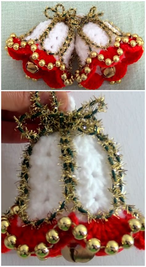 Crochet Easy Christmas Bells - Crochet Ideas