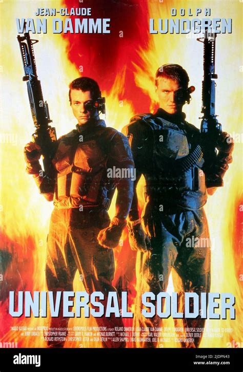 DAMME,POSTER, UNIVERSAL SOLDIER, 1992 Stock Photo - Alamy