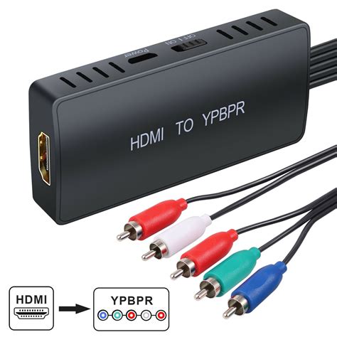 HDMI to YPbPr RGB Component Video Audio Converter HD 1080P AV Adapter 5RCA USB 743828730369 | eBay