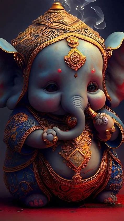 Ganpati Bappa Best, Cartoon Art, art work, lord ganesha, god, HD phone wallpaper | Peakpx