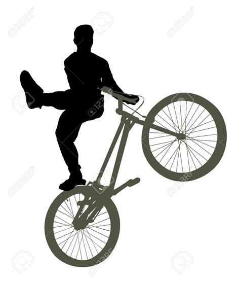 Bike Silhouette Clip Art at GetDrawings | Free download