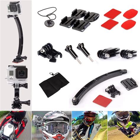 for GoPro Hero 5 Accessories Set for Go Pro Hero 5 4 3 Kit GoPro Mount Bicycle SJCAM SJ4000 for ...