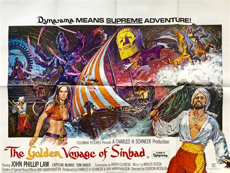 The Golden Voyage of Sinbad Movie Poster - Film Poster