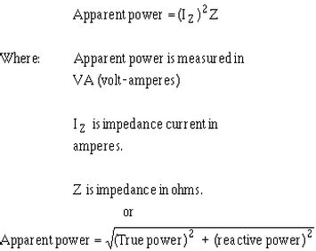 Apparent Power - Work and power in single phase AC circuits