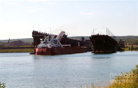 Presque Isle Ship Loading Photograph by Lori Tordsen