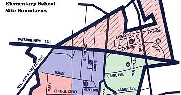 Silicon Valley Houses: Sunnyvale Elementary School District Site Boundaries Map