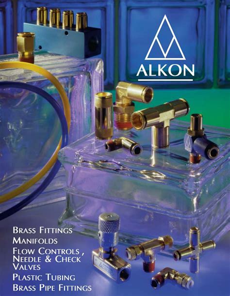 Alkon Brass Fittings, Manifolds, Flow Controls, Needle & Check ...