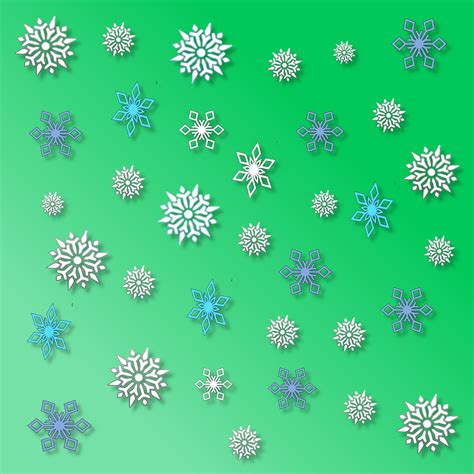 Snowflakes winter christmas overlay free image download