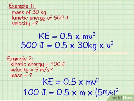 How to Calculate Kinetic Energy: 9 Steps (with Pictures) - wikiHow