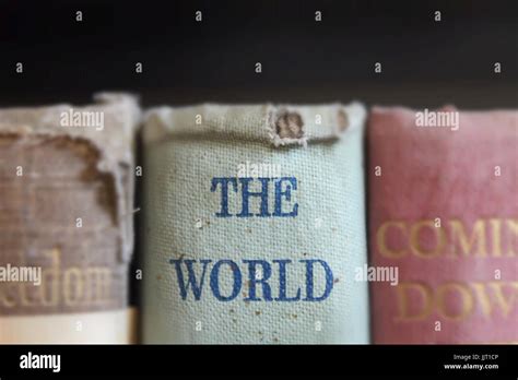 the world in the book Stock Photo - Alamy