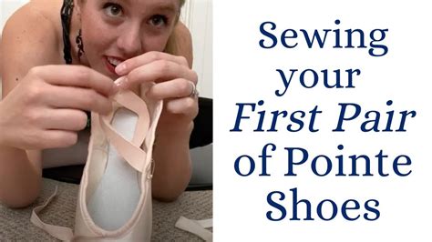 Sewing Your First Pair of Pointe Shoes - Pin & Sew Criss-cross & Single Loop | Broche Ballet ...