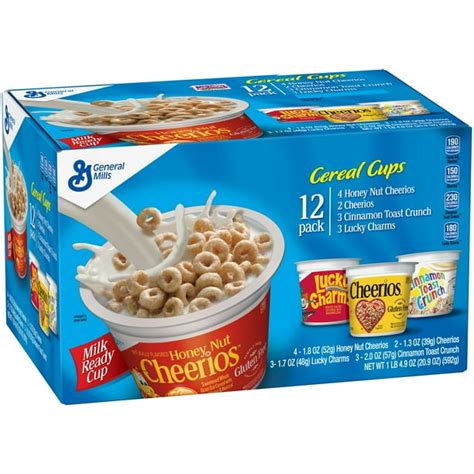 General Mills Cereal Cups Assortment, 12 Pack - Walmart.com - Walmart.com