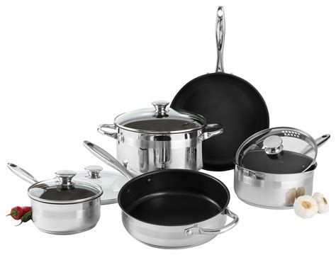 Wolfgang Puck 9-Piece Cookware Set Multi GA9PCNS13 - Best Buy