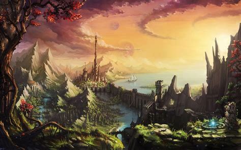 fantasy, Landscape, Art, Artwork, Nature Wallpapers HD / Desktop and ...