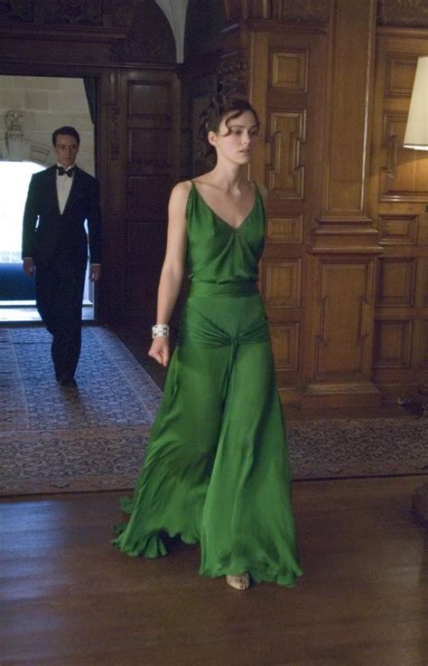 Keira Knightley Green Evening Dress in Atonement | Vestido de atonement, Vestido esmeralda ...