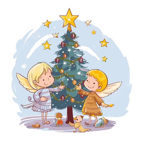 Christian Christmas Tree Clipart